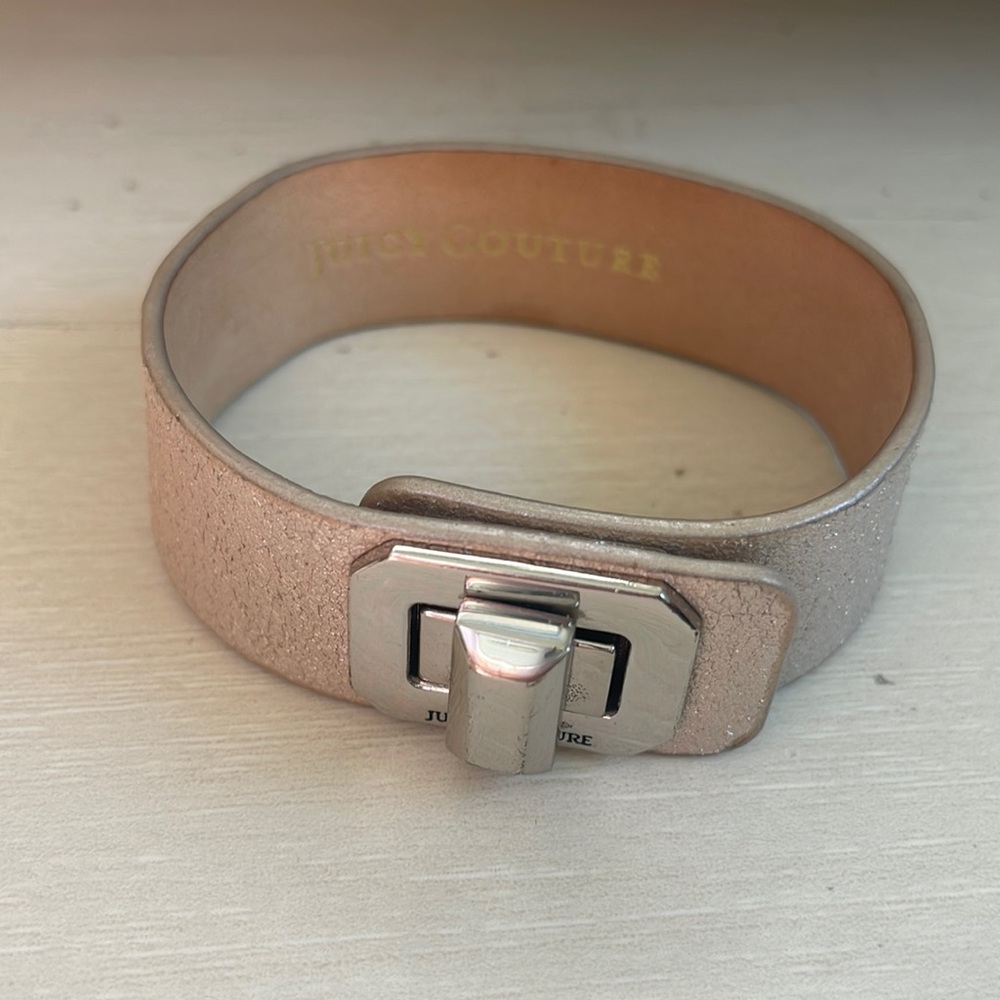 Vintage Juicy Couture Leather Strap Bracelet